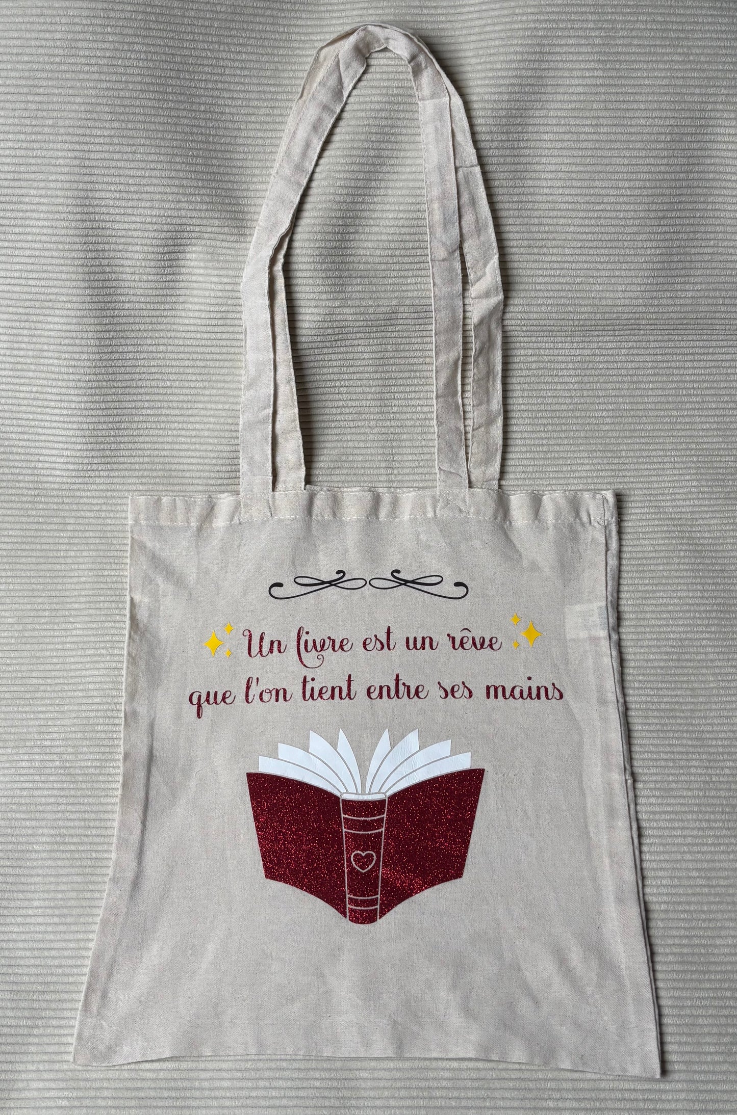 Tote-bag personnalisĂ© - Citation lecture đ