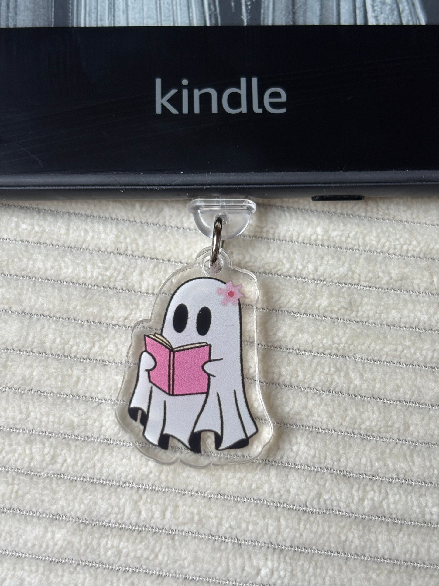 Charm anti-poussière USB-C - Petit fantôme lecteur 👻