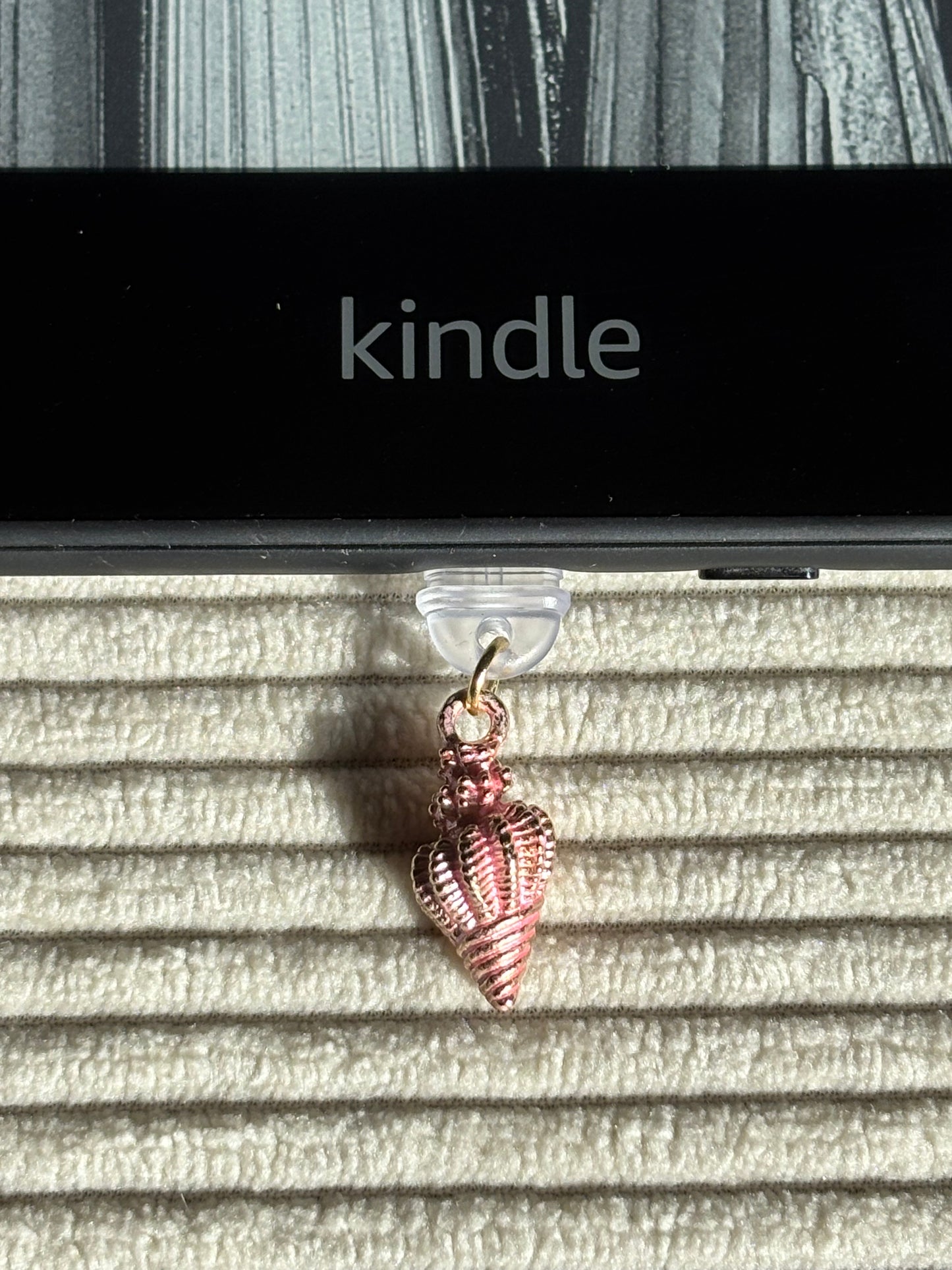 Charm anti-poussière USB-C - Coquillage rose