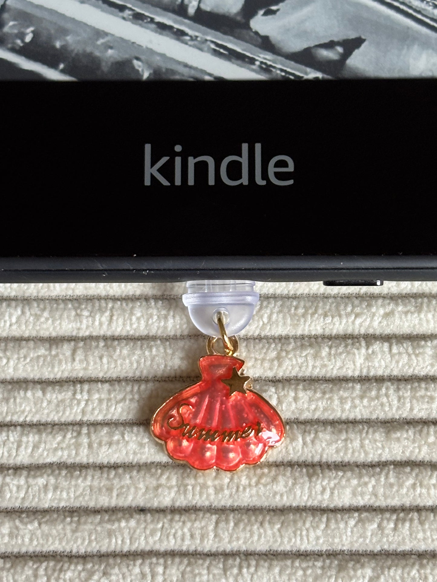 Charm anti-poussière USB-C - Coquillage Summer