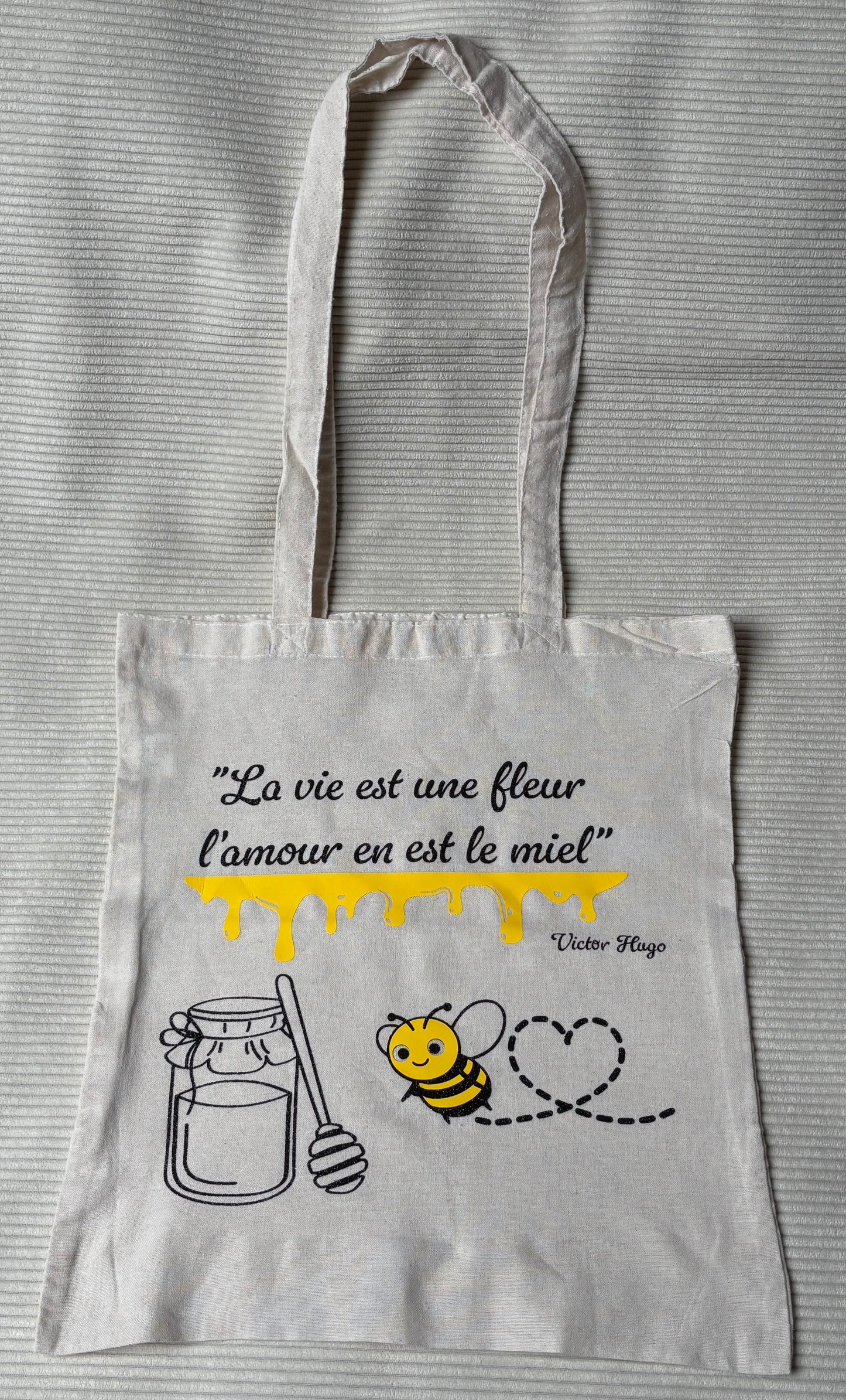 Tote-bag personnalisé - Citation Victor Hugo 🍯