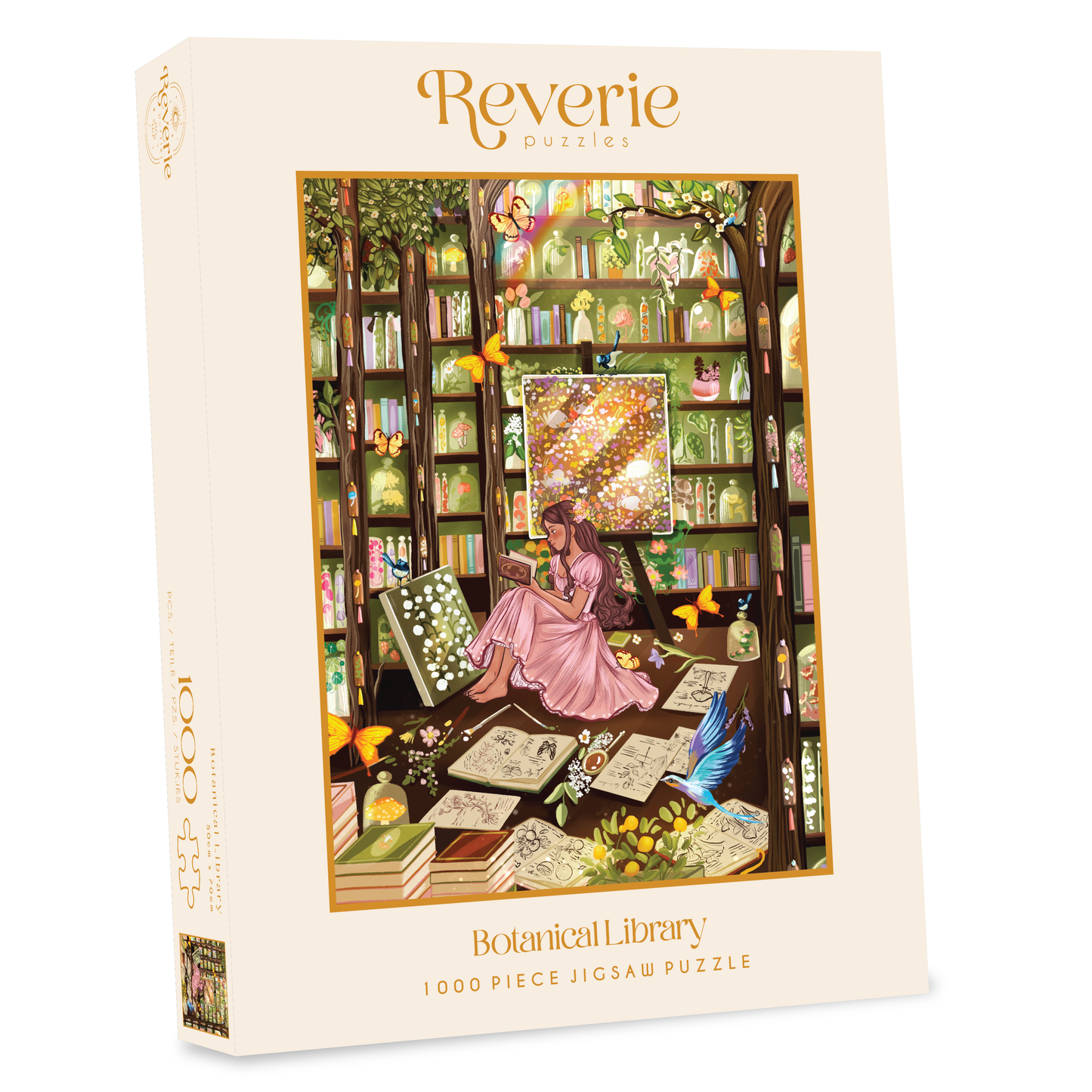 Puzzle - Bibliothèque botanique (1000 pièces)