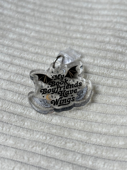 Charm anti-poussière USB-C - My Book Boyfriends Have Wings