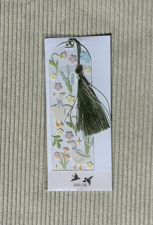 Marque-page acrylique - Jardin de printemps