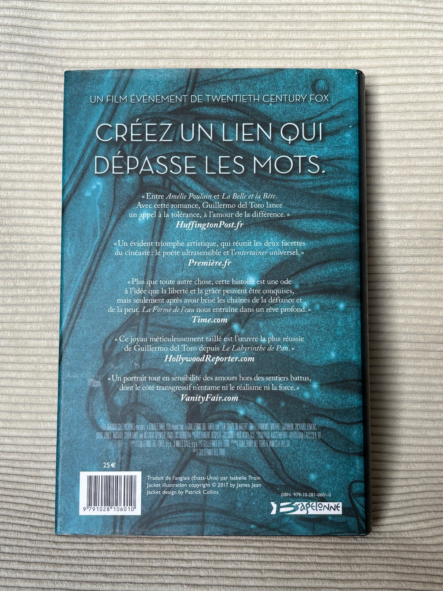 La forme de l’eau - Guillermo Del Toro & Daniel Kraus