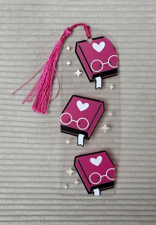 Marque-page acrylique personnalisé - Adorable livres