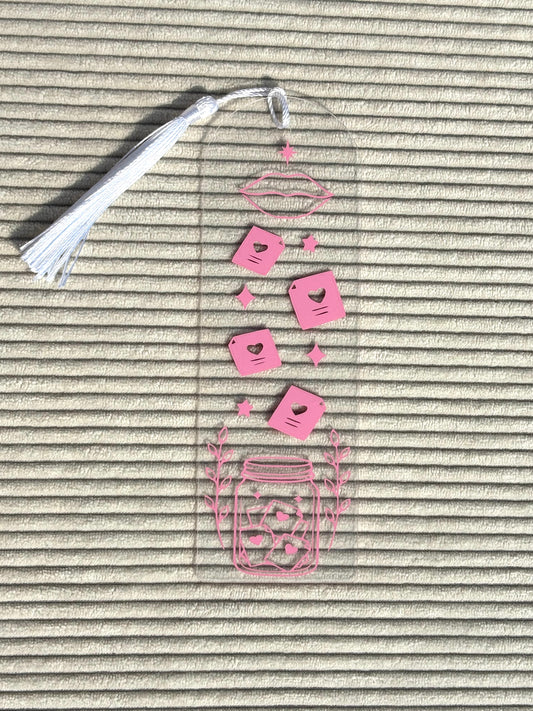 Marque-page acrylique personnalisé - Mille Baisers pour un Garçon