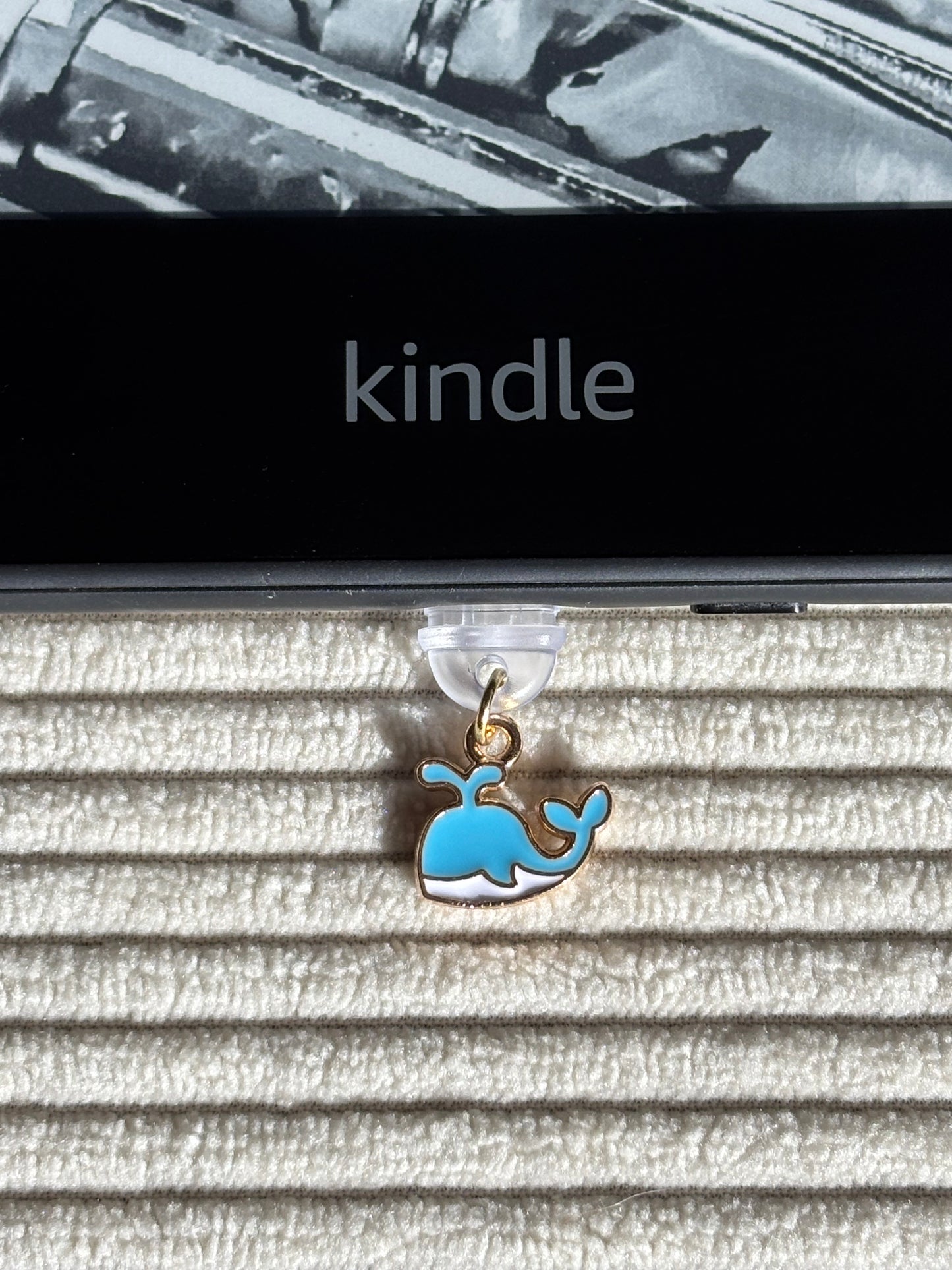 Charm anti-poussière USB-C - Baleine bleue