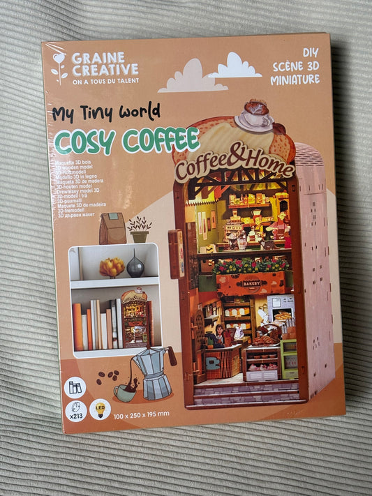 Maquette 3D Bois Cosy Coffee