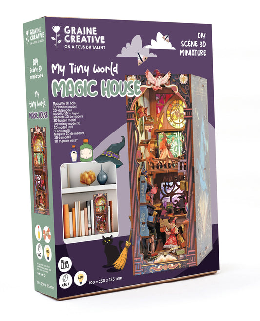 Maquette 3D Bois Magic House