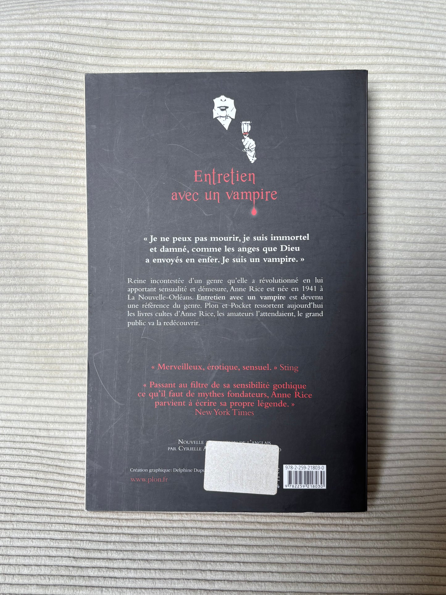 Entretien avec un vampire - Anne Rice