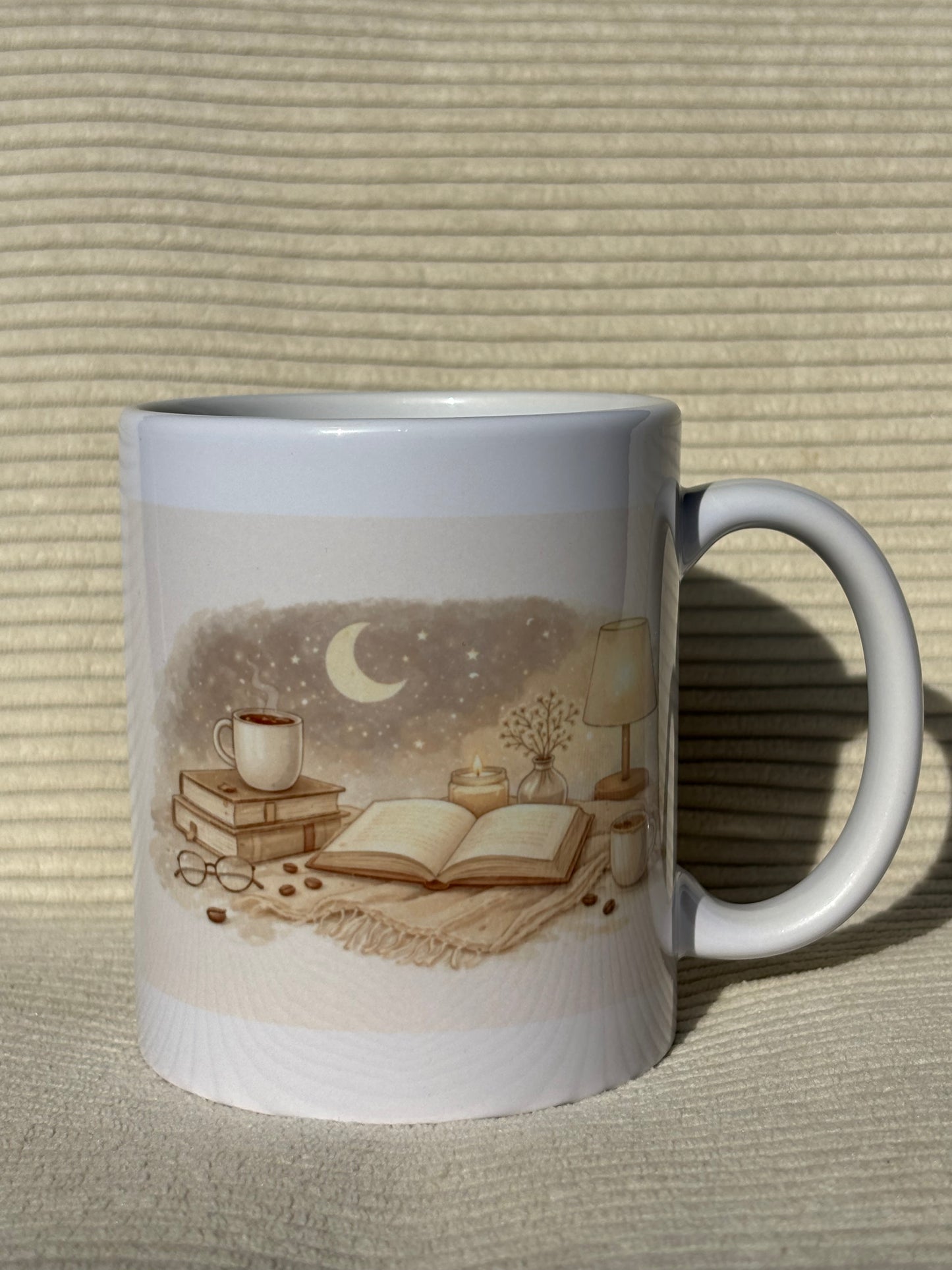 Mug personnalisé - Ambiance lecture cosy