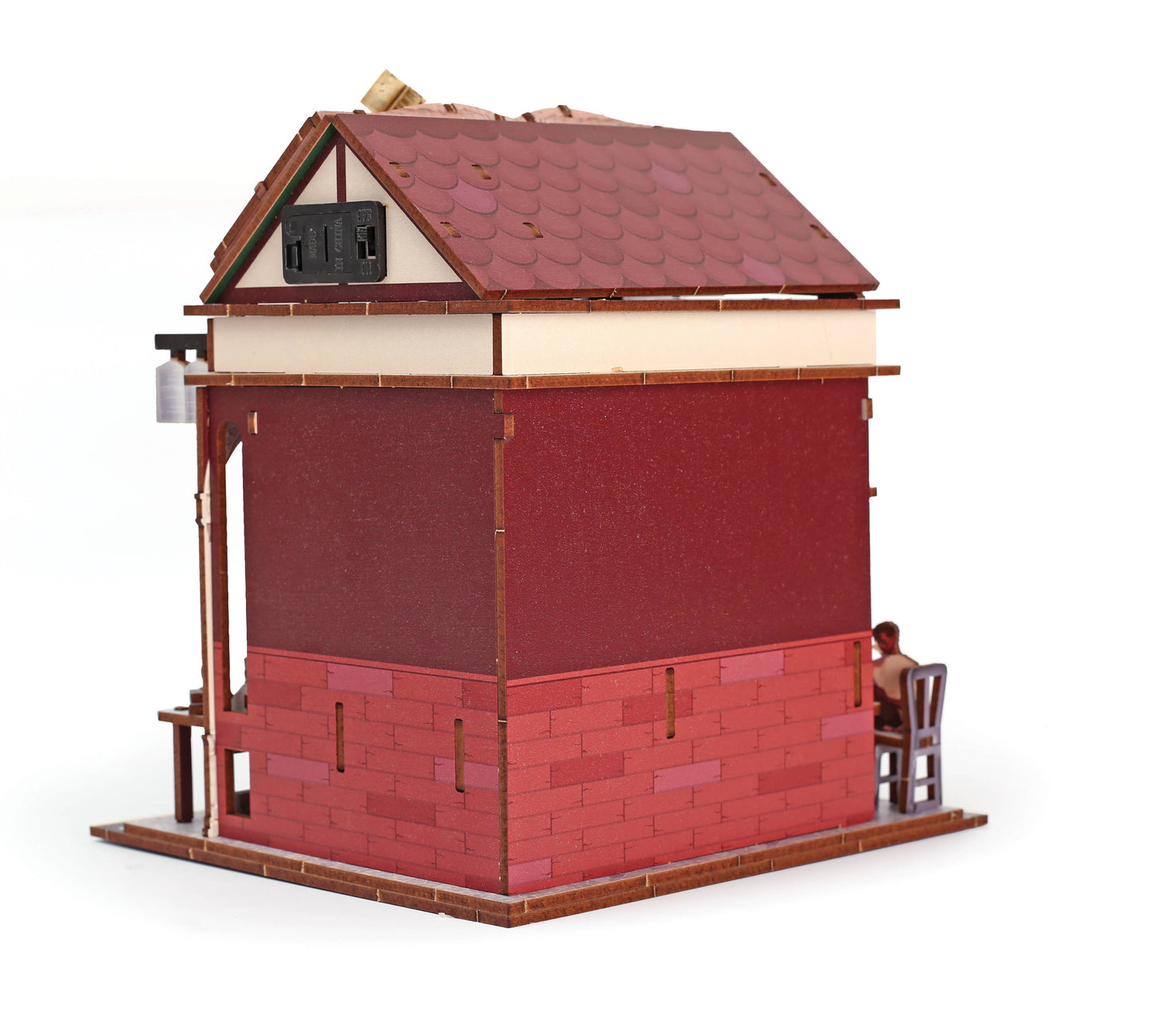 Vitrine 3D Bois Book Store