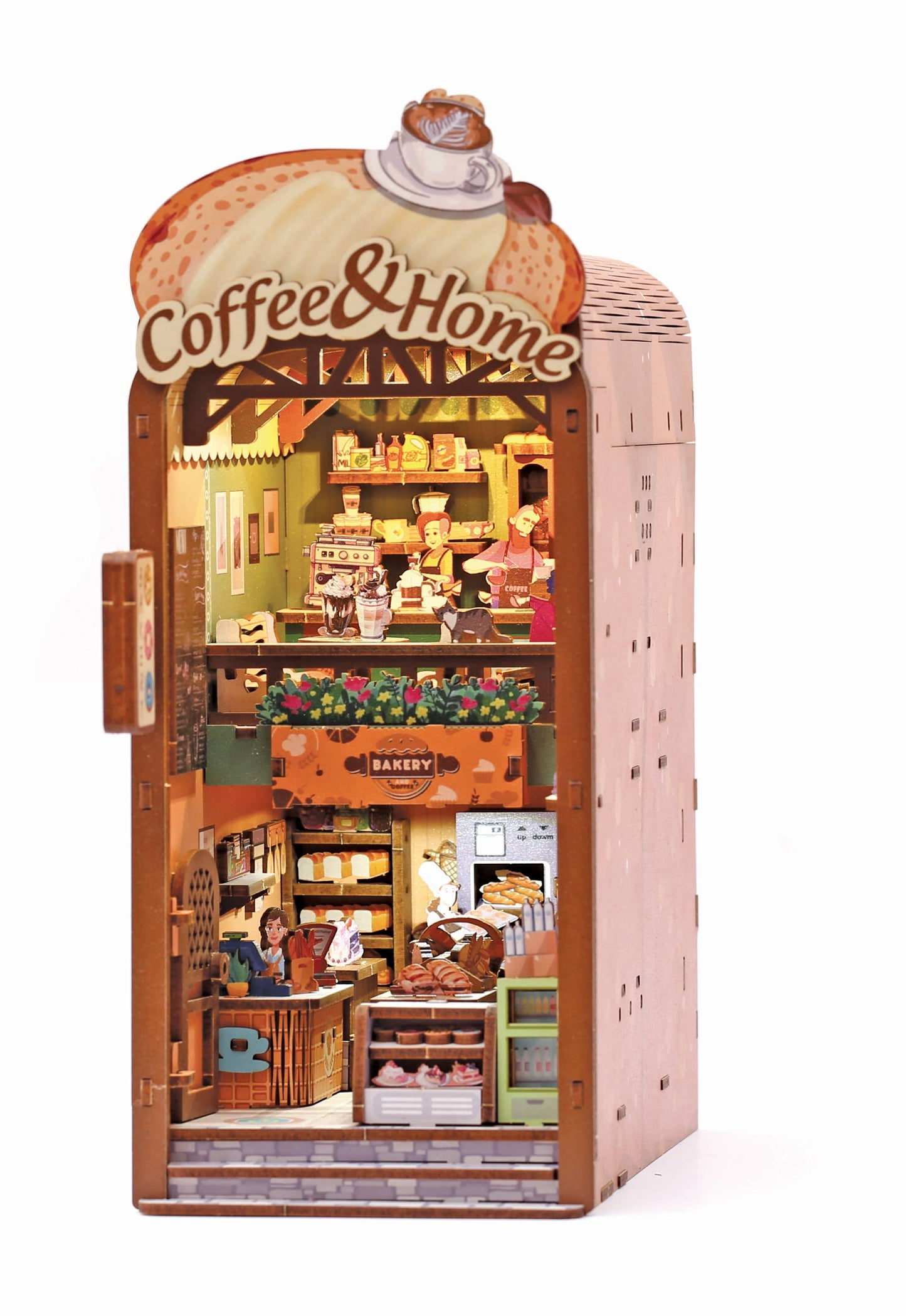 Maquette 3D Bois Cosy Coffee