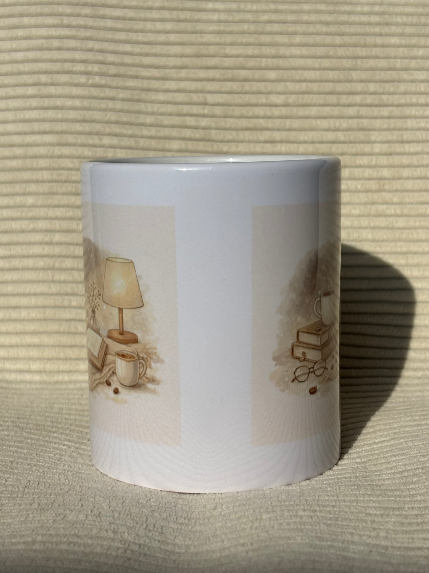 Mug personnalisé - Ambiance lecture cosy