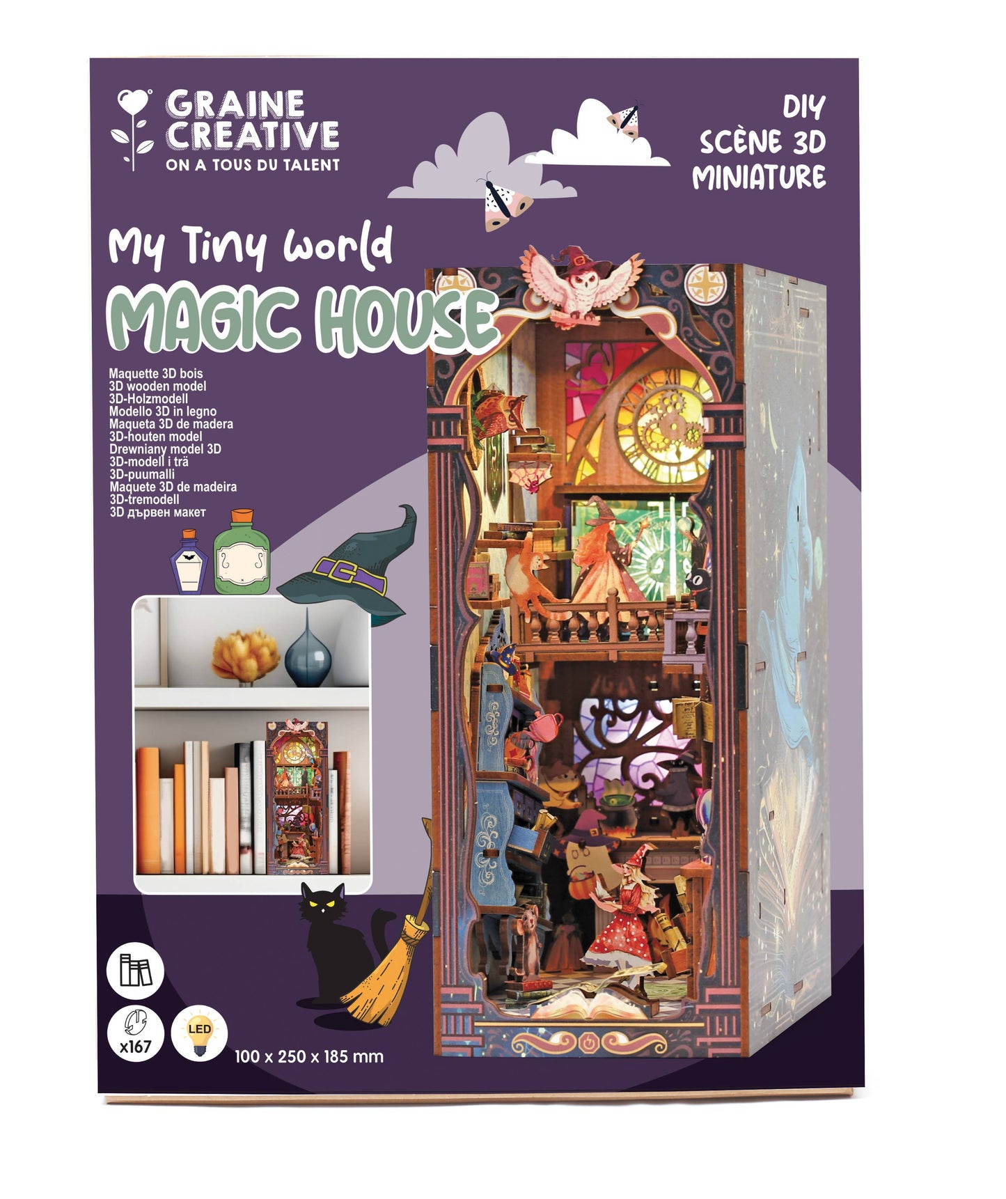 Maquette 3D Bois Magic House