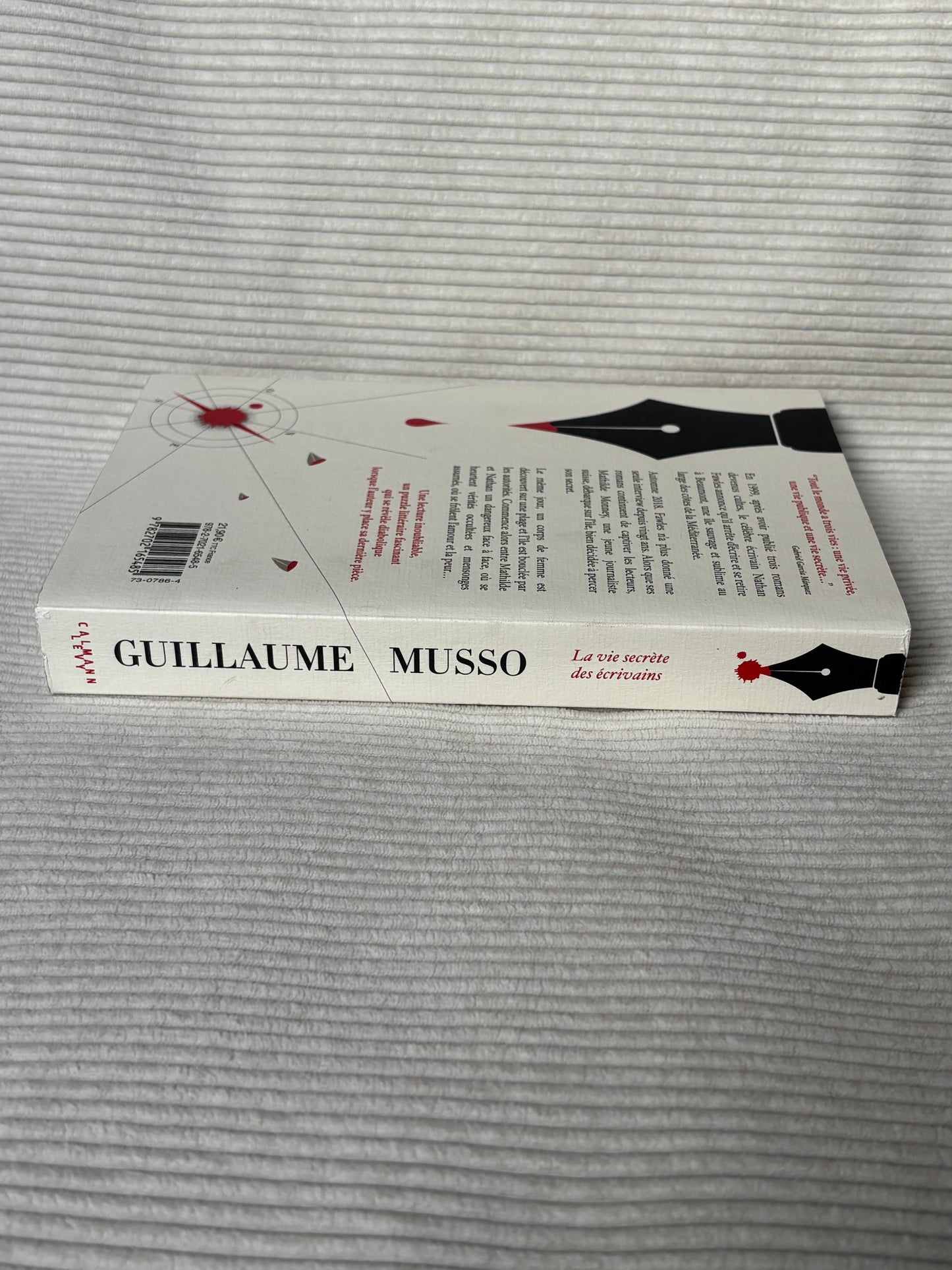 La vie secrète des écrivains - Guillaume Musso