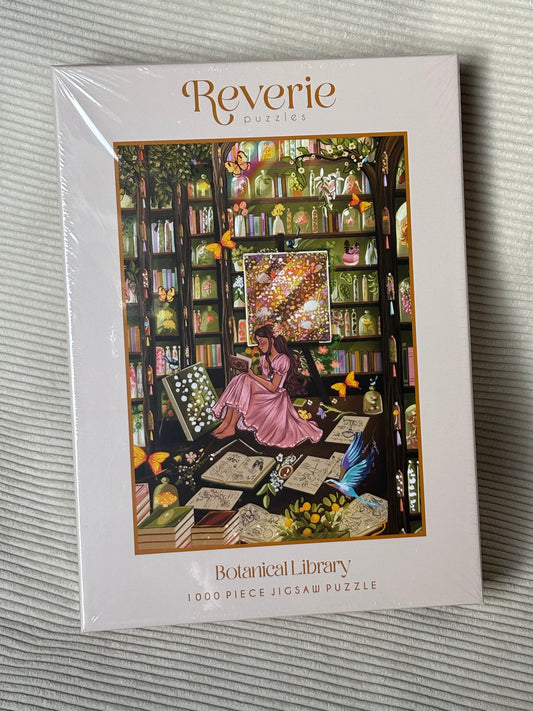 Puzzle - Bibliothèque botanique (1000 pièces)