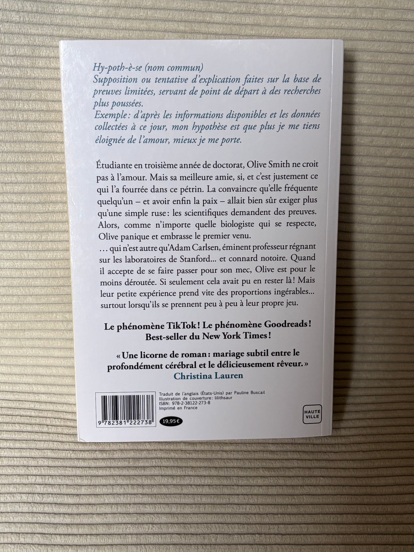 Box Broché - The Love Hypothesis