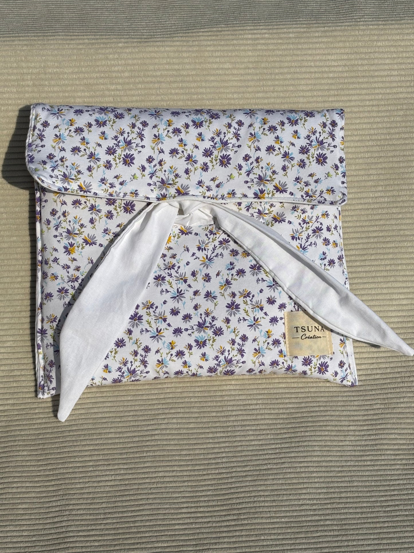 Pochette Livres & Liseuses - Douceur Florale (Format enveloppe)