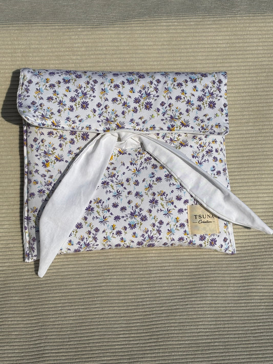 Pochette Livres & Liseuses - Douceur Florale (Format enveloppe)