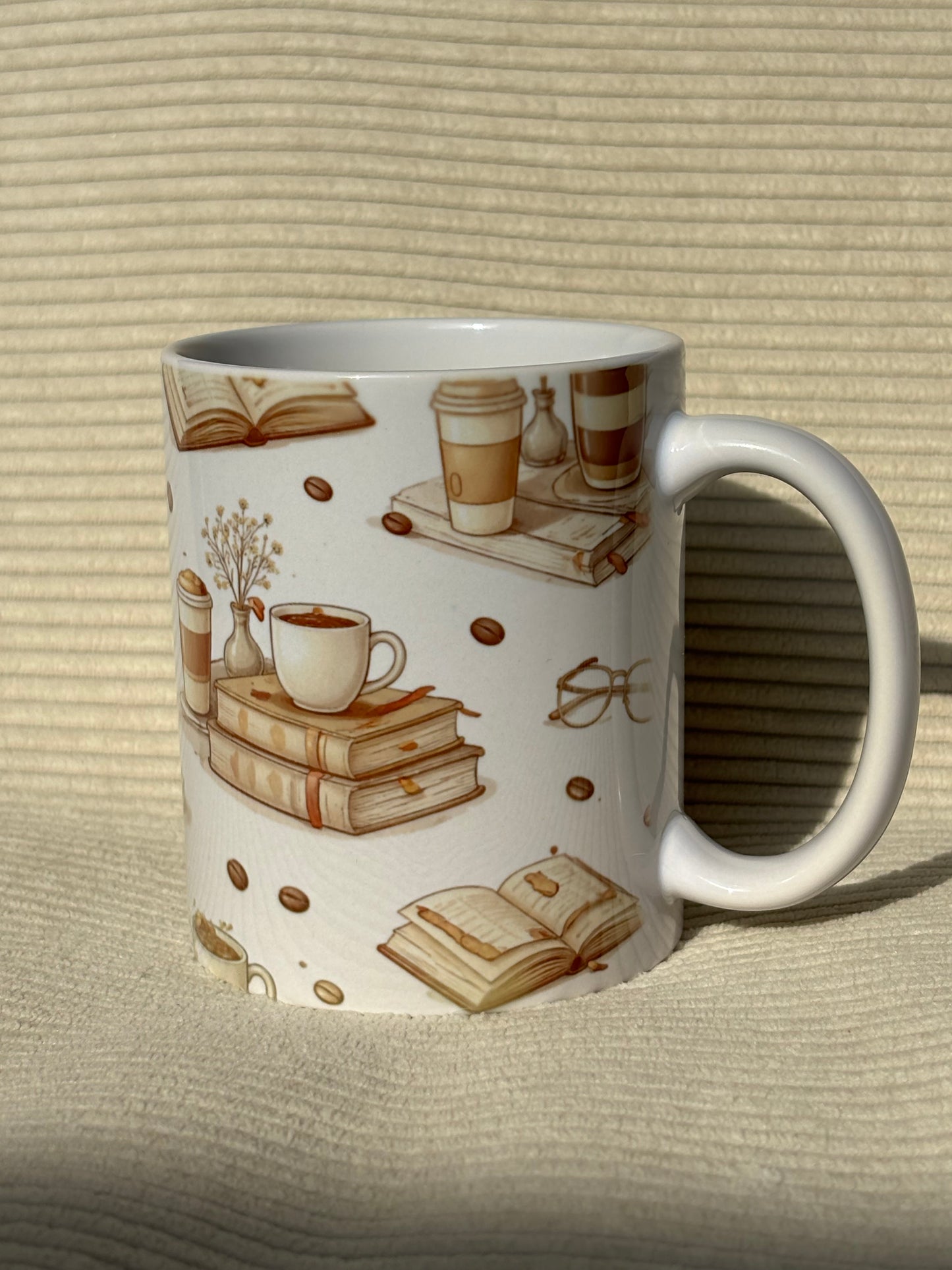 Mug personnalisé - Univers lecture & café