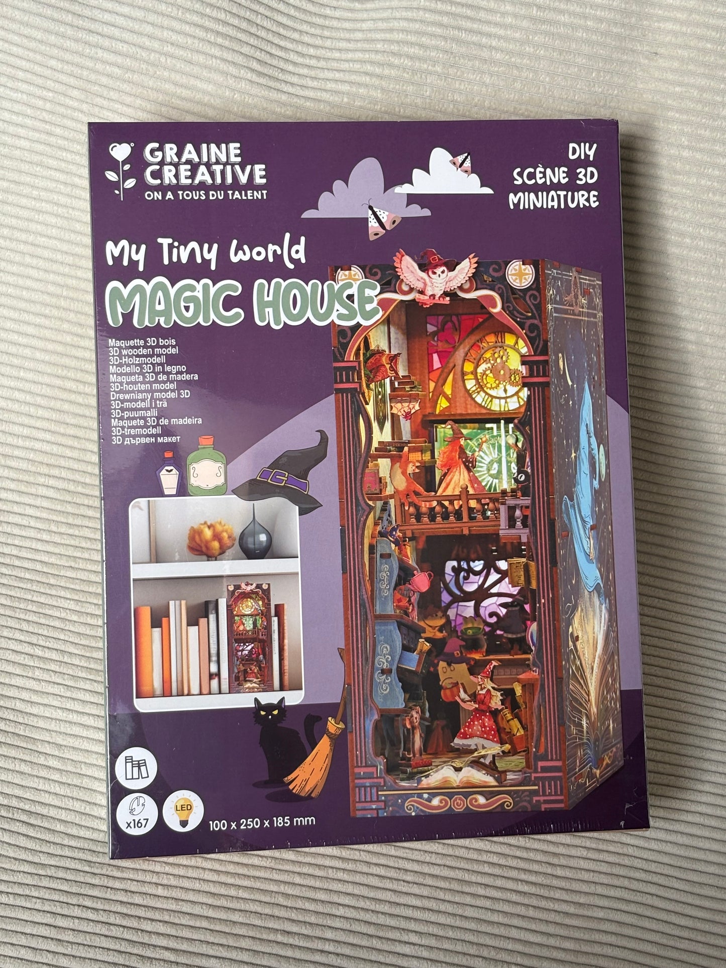 Maquette 3D Bois Magic House