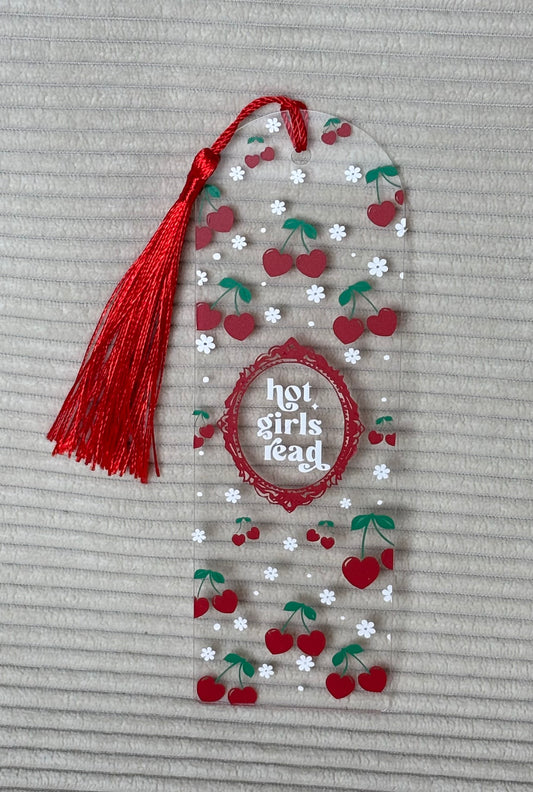 Marque-page acrylique personnalisé - Cerises