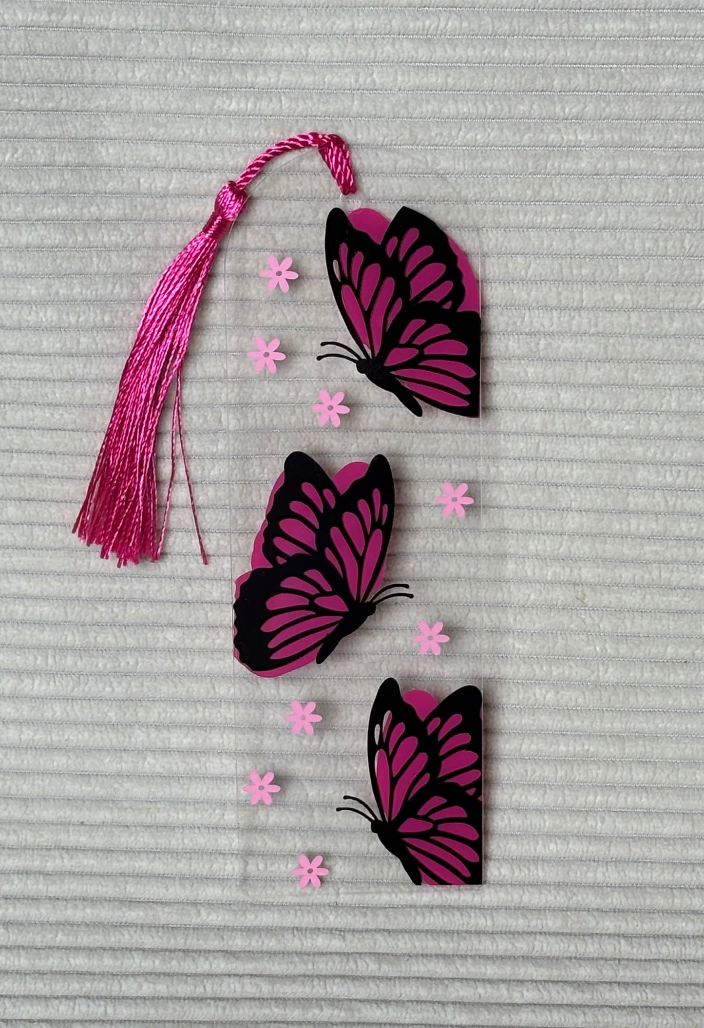 Marque-page acrylique personnalisé - Papillons