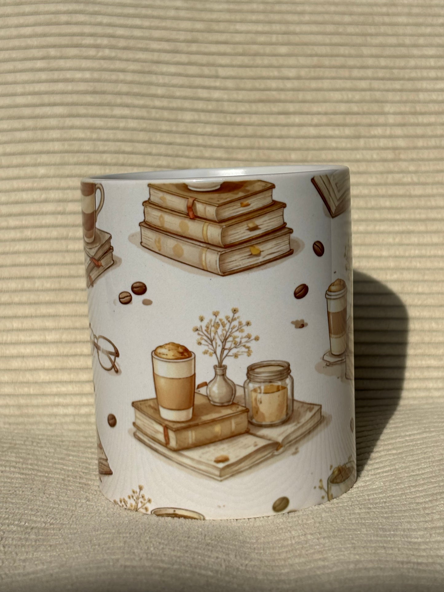 Mug personnalisé - Univers lecture & café