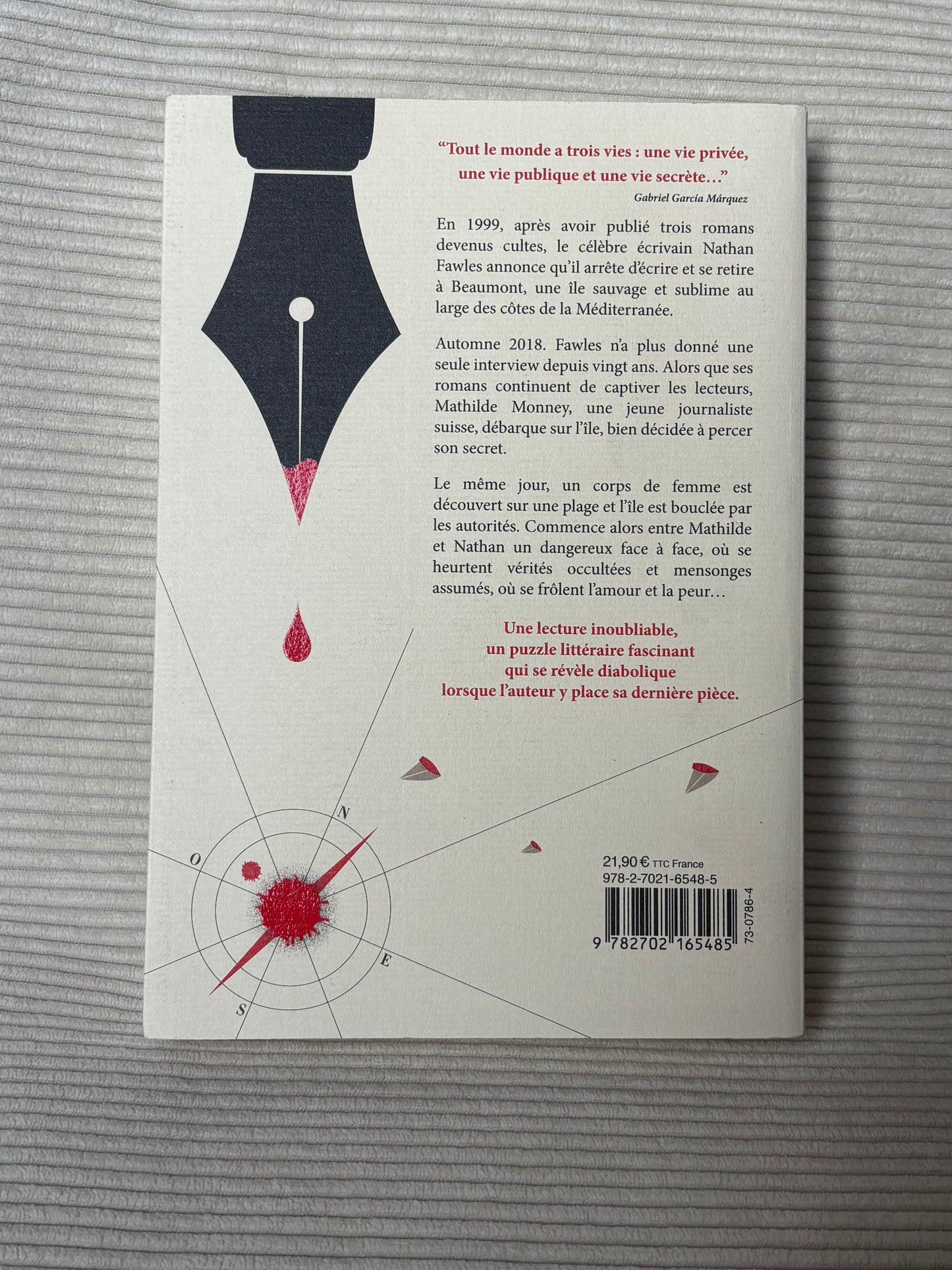 La vie secrète des écrivains - Guillaume Musso