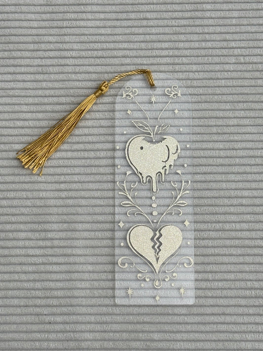Marque-page acrylique personnalisé - Cœur brisé
