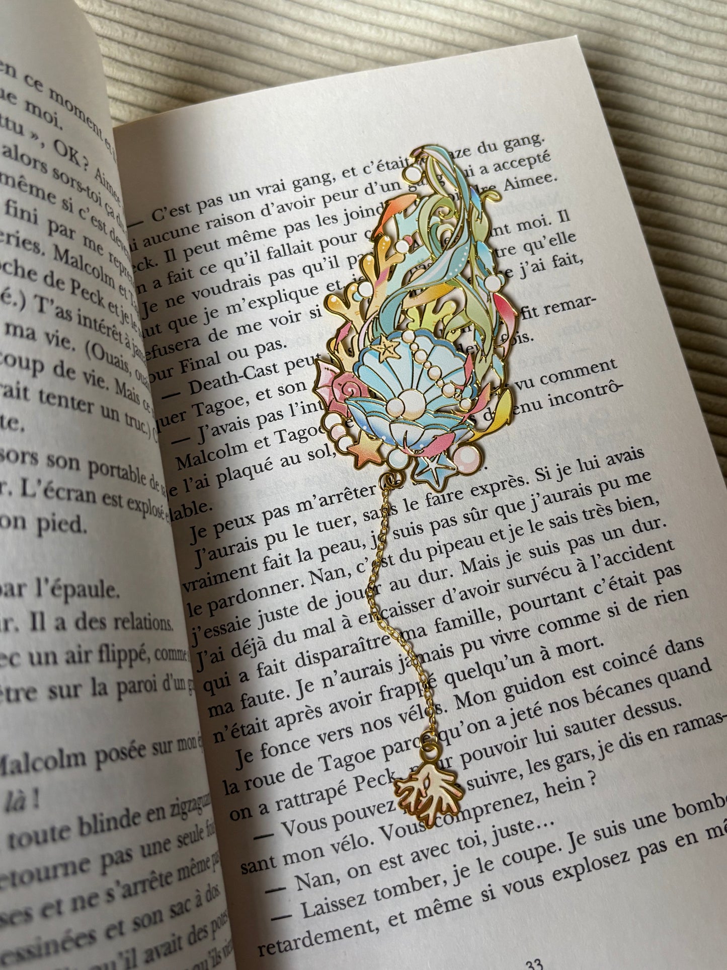 Néréide — Marque-page Perles & Mer