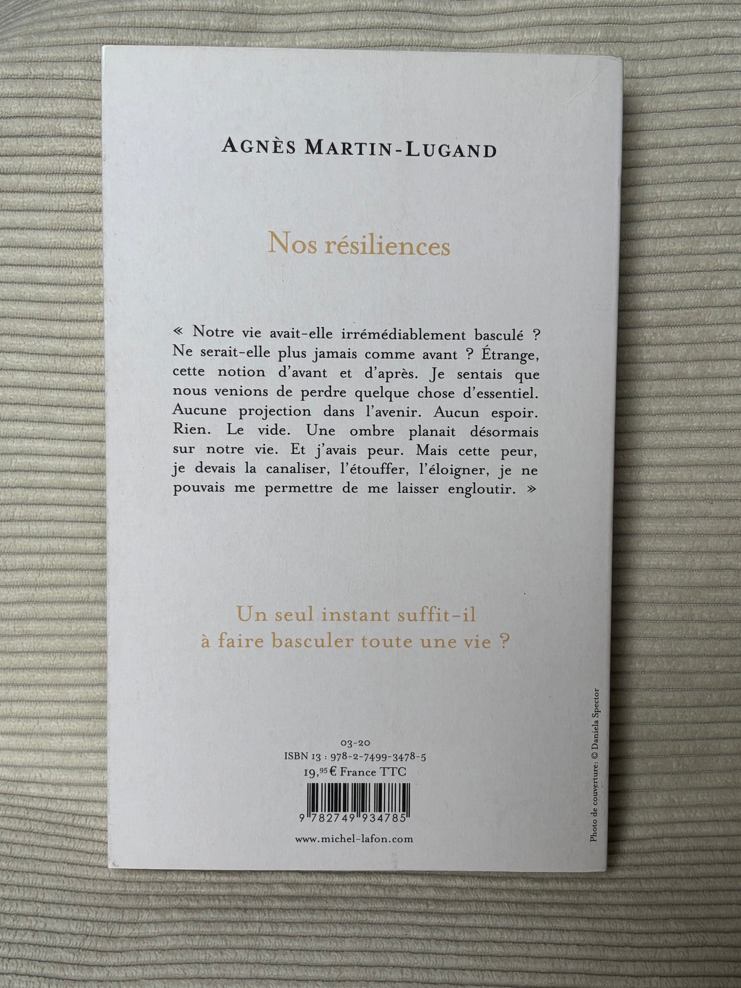 Nos résiliences - Agnès Martin-Lugand