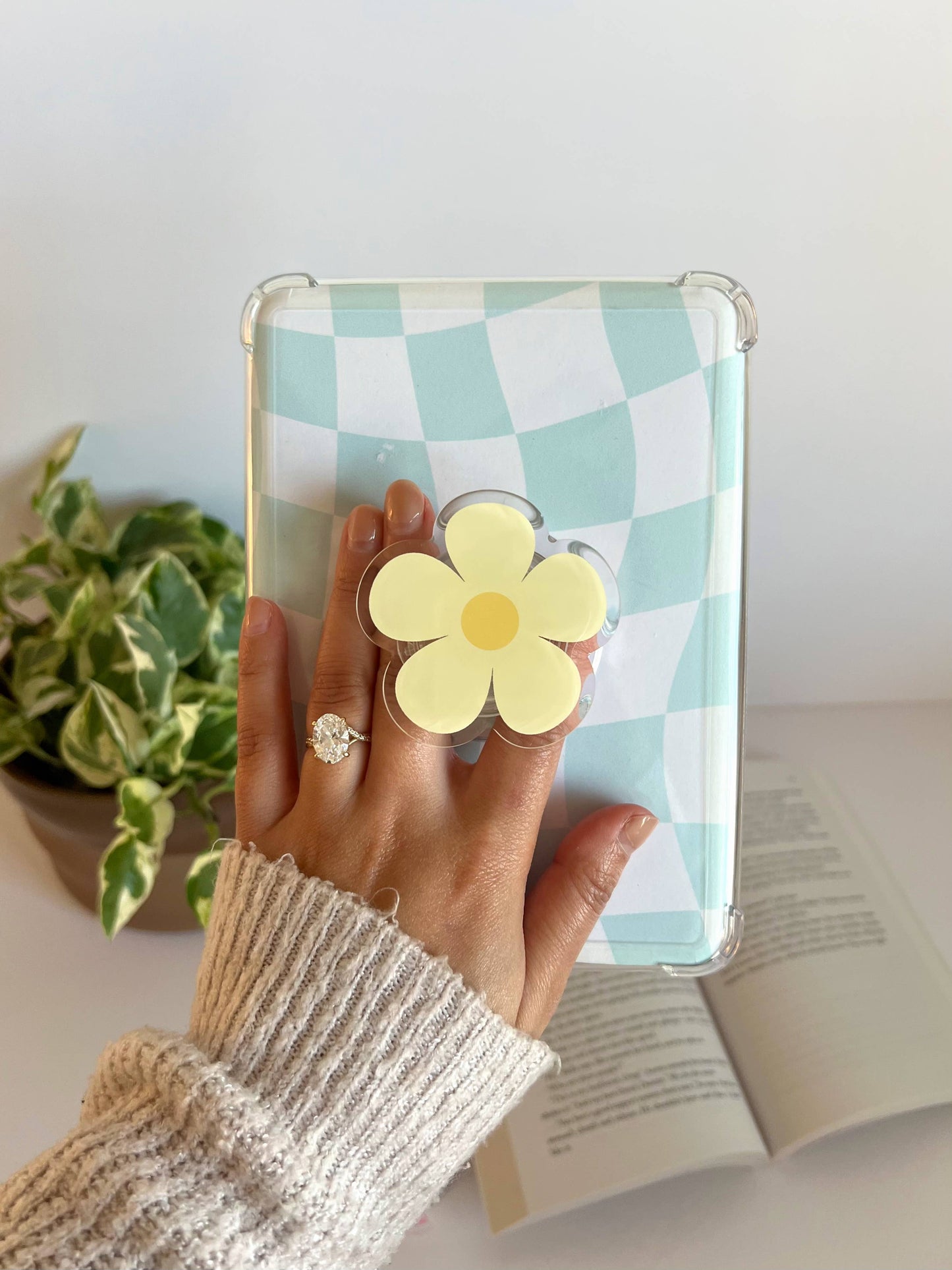 Poignée Kindle - Fleur Jaune