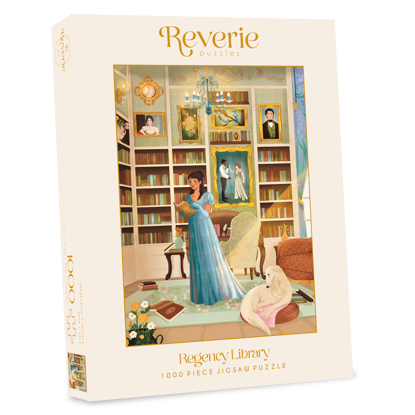 Puzzle - Bibliothèque Regency (1000 pièces)