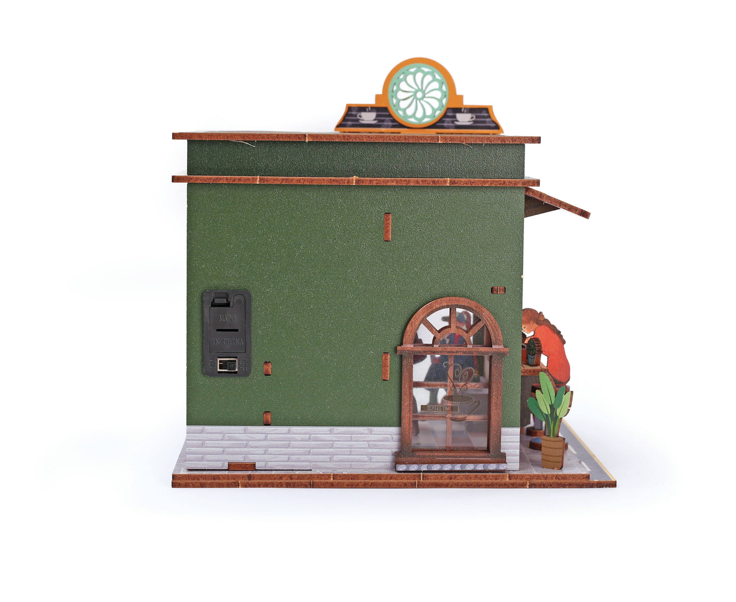 Vitrine 3D Bois Coffee Shop
